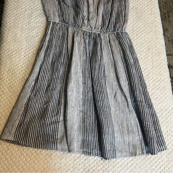 American Eagle Outfitters Womens Striped One Shoulder Mini Dress Medium - Picture 5 of 8